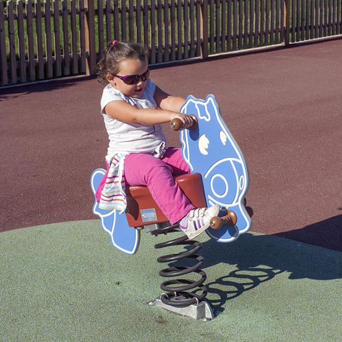Kunststoff-Federwippe - SOLO+ : HORSE / JIN-0528 - HUSSON INTERNATIONAL - HDPE / Tier / 1 Person