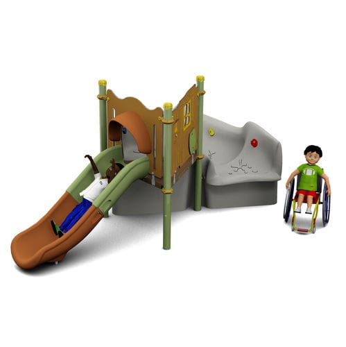 Gerade Rutsche - PICCOLO 1 FORESTIC : JPX-0030  - HUSSON INTERNATIONAL - für Spielplätze