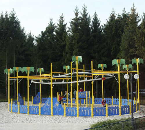 Seilbahn für Spielplatz - SOLO+ : TELERALLY 1 / JTE-0028  - HUSSON INTERNATIONAL