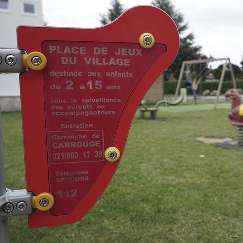 Infotafel für öffentliche Bereiche - SOLO+ : JJM-1656  - HUSSON INTERNATIONAL - für Spielplätze