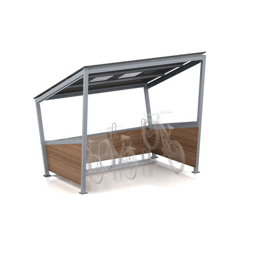 Modularer Fahrradunterstand - TYPE 3 - HUSSON INTERNATIONAL - Stahl / für öffentliche Bereiche / für städtische Bereiche