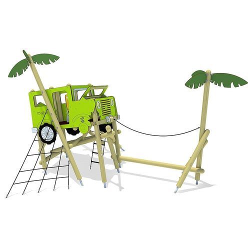 Stahl-Spielplatzgerät - OFF-ROAD   - eibe Produktion + Vertrieb GmbH & Co KG - Kunststoff / HPL / modular