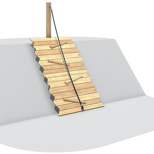 Festinstallierte Kletterwand - OSKAR   - eibe Produktion + Vertrieb GmbH & Co KG - für Spielplätze