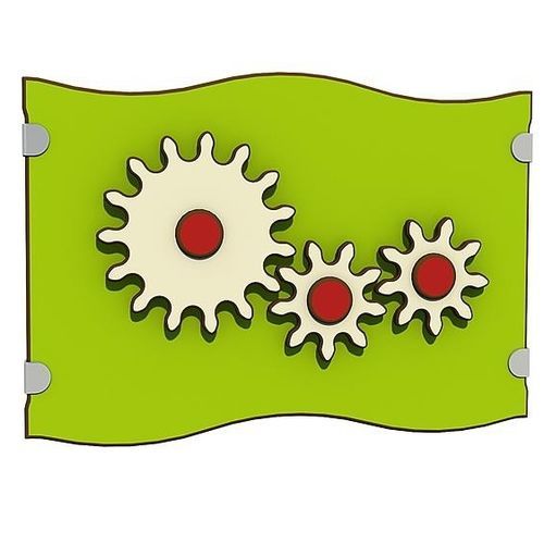 Spielpaneel mit Drehrad - TOOTH WHEEL  - eibe Produktion + Vertrieb GmbH & Co KG