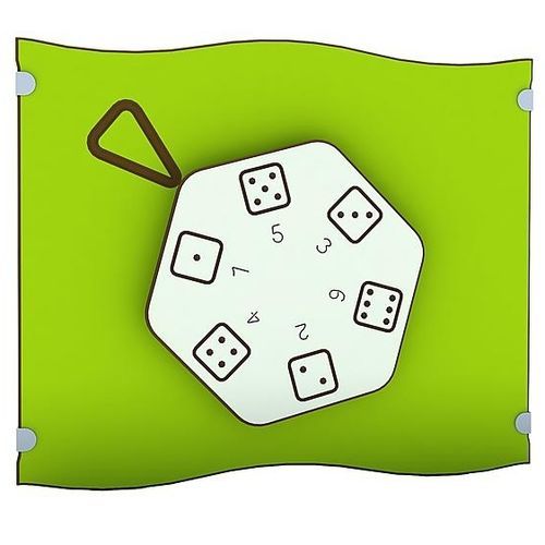 Spielpaneel mit Drehrad - DICE WHEEL  - eibe Produktion + Vertrieb GmbH & Co KG