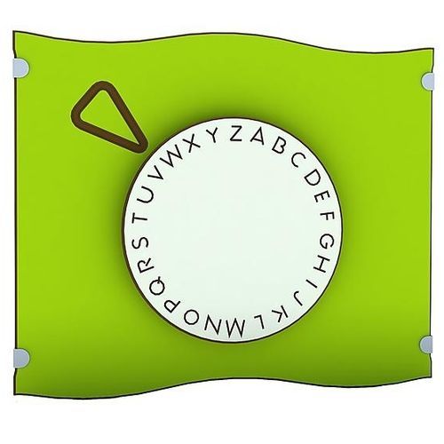 Spielpaneel mit Drehrad - LETTER WHEEL - eibe Produktion + Vertrieb GmbH & Co KG