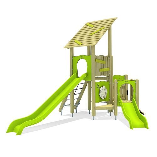 Stahl-Spielplatzgerät - DIRAN  - eibe Produktion + Vertrieb GmbH & Co KG - Holz / Plexiglas® / HPL