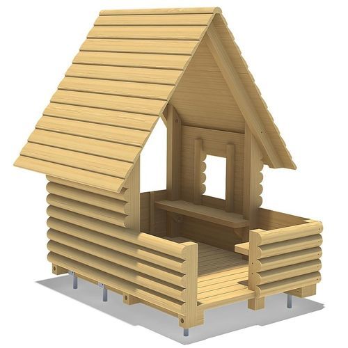 Spielhaus für Spielplätze - ALEXANDER  - eibe Produktion + Vertrieb GmbH & Co KG - bodenstehend