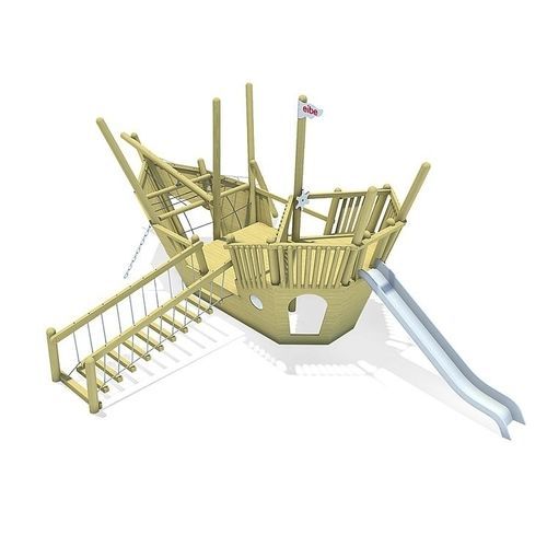 Stahl-Spielplatzgerät - PINTA   - eibe Produktion + Vertrieb GmbH & Co KG - HPL / modular / zum Klettern