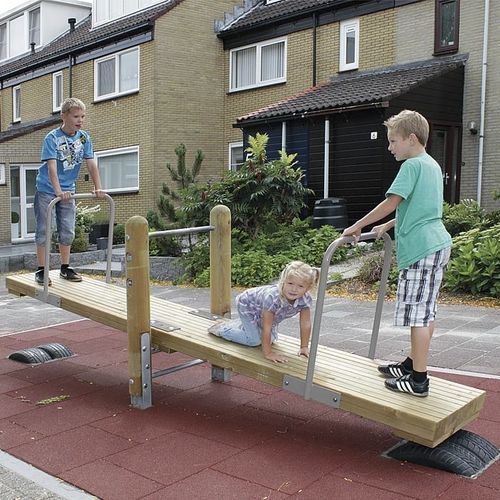Holzwippe - 55519401100  - eibe Produktion + Vertrieb GmbH & Co KG - Spielplatz / Agility / Zweisitzer