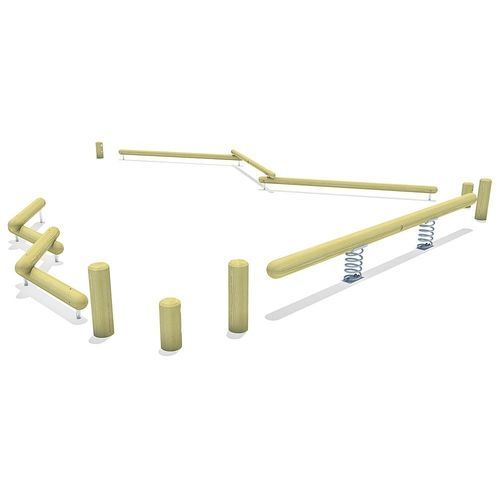 Trimm-Dich-Pfad / für Spielplätze - WALK   - eibe Produktion + Vertrieb GmbH & Co KG - Wippe / zickzackförmig / für Außenbereich