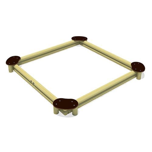 Sandkasten für Spielplätze - SQUARE 260  - eibe Produktion + Vertrieb GmbH & Co KG - Holz