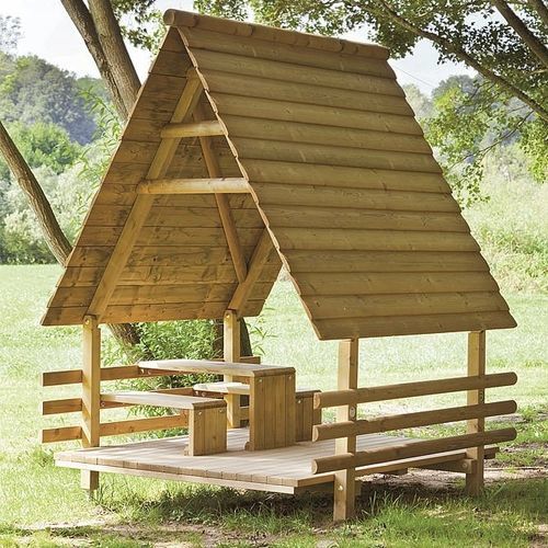 Spielhaus für Spielplätze - 5590125  - eibe Produktion + Vertrieb GmbH & Co KG - bodenstehend
