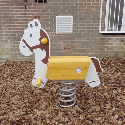 Stahl-Federwippe - HORSE  - eibe Produktion + Vertrieb GmbH & Co KG - MDF / Tier / 1 Person