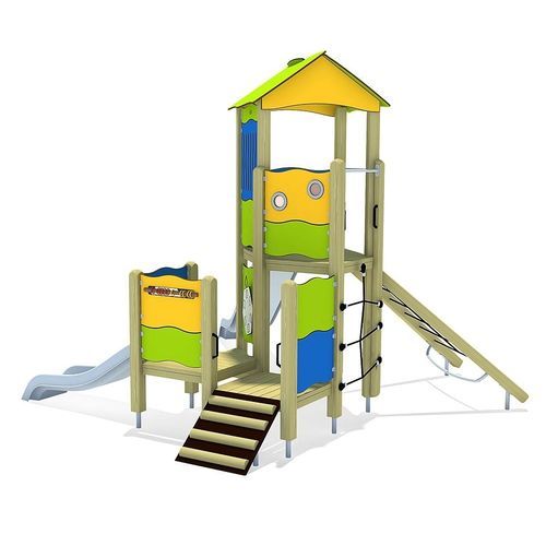 Stahl-Spielplatzgerät - WINNI  - eibe Produktion + Vertrieb GmbH & Co KG - HPL / modular / zum Klettern