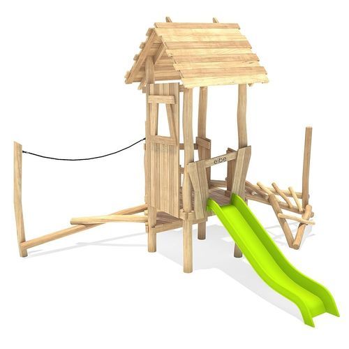 Holz-Spielplatzgerät - AGNETA  - eibe Produktion + Vertrieb GmbH & Co KG - modular / zum Klettern / mit Überdachung