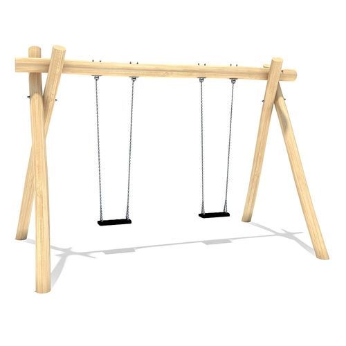 Holzschaukel - YANNA  - eibe Produktion + Vertrieb GmbH & Co KG - Spielplatz / doppelt