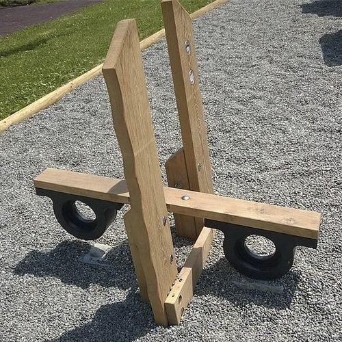 Holzwippe - ABADI  - eibe Produktion + Vertrieb GmbH & Co KG - Spielplatz / Zweisitzer