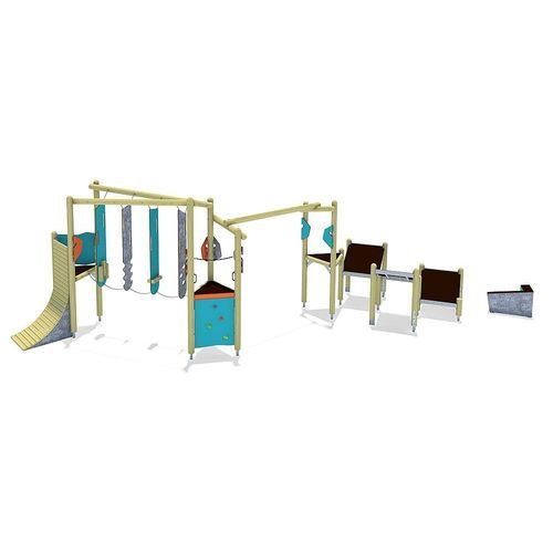 HPL-Spielplatzgerät - JUMP CONTEST  - eibe Produktion + Vertrieb GmbH & Co KG - modular / zum Klettern / aufblasbar