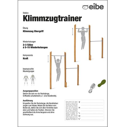 Bodenstehende Informationstafel - 55209706300  - eibe Produktion + Vertrieb GmbH & Co KG - für Außenbereich / für Spielplätze / Holz