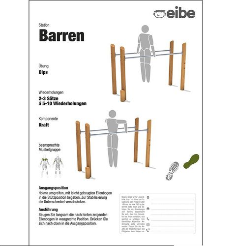 Bodenstehende Informationstafel - 55210106300 - eibe Produktion + Vertrieb GmbH & Co KG - für Außenbereich / für Spielplätze / Holz