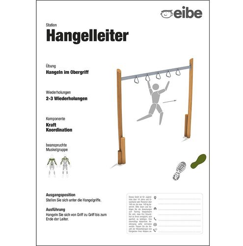 Bodenstehende Informationstafel - 55210806300 - eibe Produktion + Vertrieb GmbH & Co KG - für Außenbereich / für Spielplätze / Holz