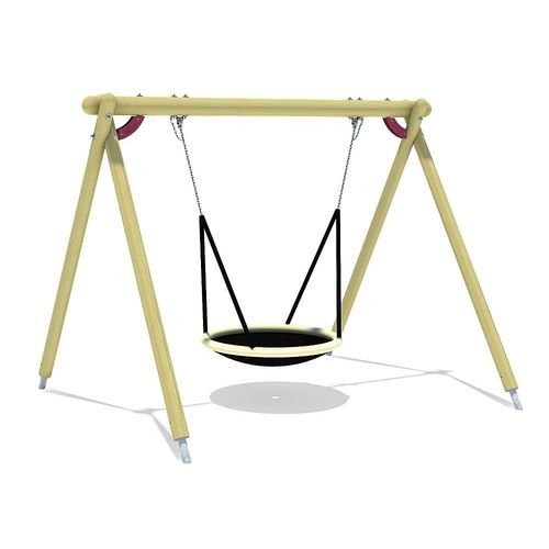 Holzschaukel - FALCON  - eibe Produktion + Vertrieb GmbH & Co KG - Spielplatz / Vogelnest / Einzel