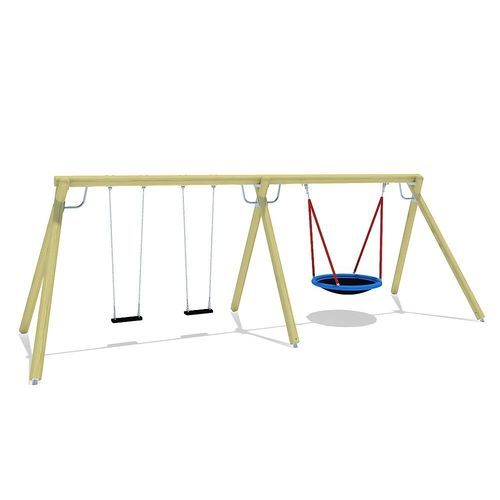 Holzschaukel - 52509001100  - eibe Produktion + Vertrieb GmbH & Co KG - Spielplatz / Mehrfach