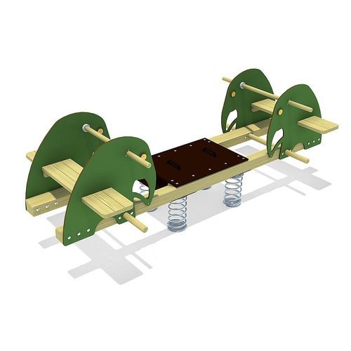 Holz-Federwippe - JUMBO  - eibe Produktion + Vertrieb GmbH & Co KG - HPL / Tier / Zweisitzer