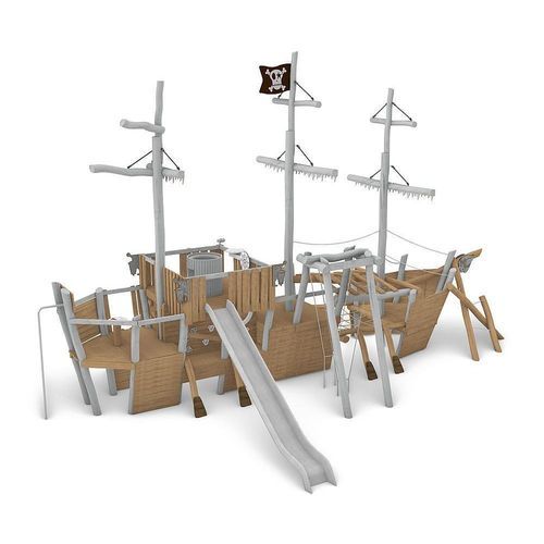 Stahl-Spielplatzgerät - FRAME - eibe Produktion + Vertrieb GmbH & Co KG - aus Ökolabel-Robinie / HPL / zum Klettern
