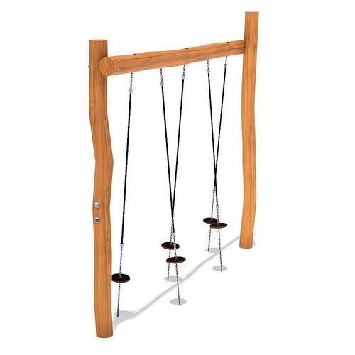 Trimm-Dich-Pfad / für Spielplätze - JOKE - eibe Produktion + Vertrieb GmbH & Co KG - Slalom / Edelstahl / Holz