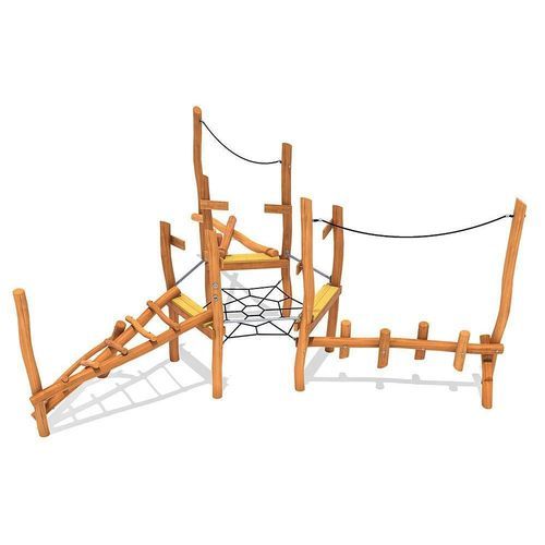 Trimm-Dich-Pfad / für Spielplätze - SVEA - eibe Produktion + Vertrieb GmbH & Co KG - Klettergerüst / Plattform / Kunststoff