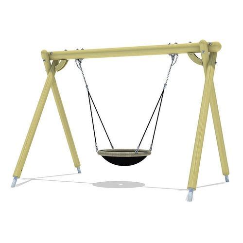 Holzschaukel - TODDLER FALCON - eibe Produktion + Vertrieb GmbH & Co KG - Edelstahl / Spielplatz / Vogelnest