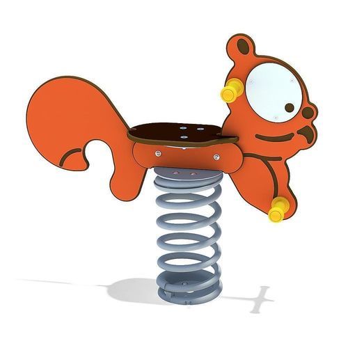 Federwippe / galvanisiertem Stahl - SQUIRREL - eibe Produktion + Vertrieb GmbH & Co KG - Stahl / HPL / Tier
