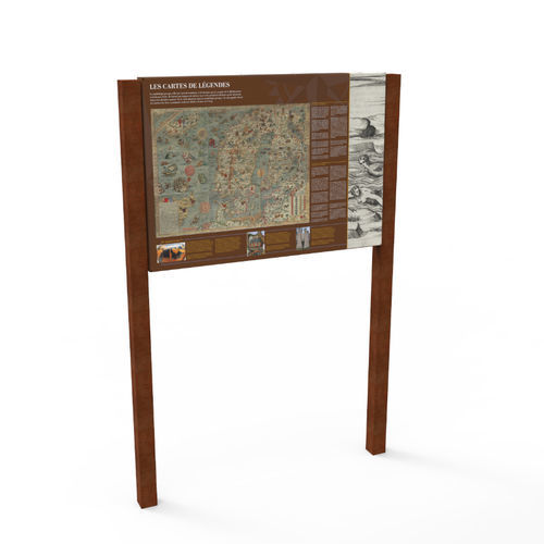 Infotafel für öffentliche Bereiche - Cortex  - Empreinte signalétique - Industrie