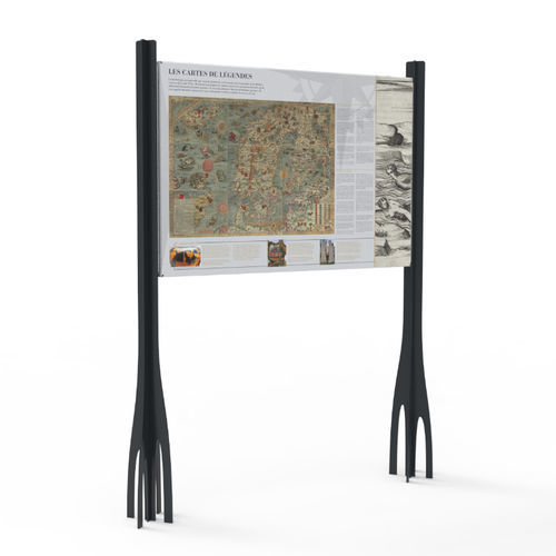 Infotafel für öffentliche Bereiche - Racine  - Empreinte signalétique