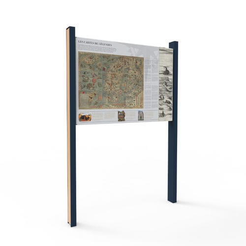Infotafel für öffentliche Bereiche - Robin  - Empreinte signalétique