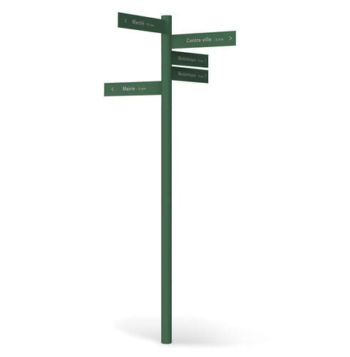 Schild / thermolackiertes Aluminium - Artline  - Empreinte signalétique - zur Orientierung / für Außenbereich