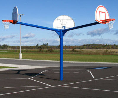 Stationärer Basketballkorb - TRIO  - DYNAMO INDUSTRIES