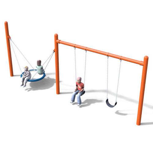 Metallschaukel - BIGGO SPIA SOLO ASSEMBLY 2 - DYNAMO INDUSTRIES - Spielplatz / Mehrfach