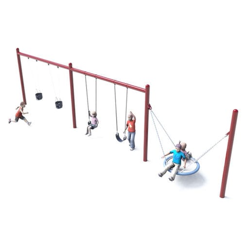 Metallschaukel - BIGGO SPIA SOLO ASSEMBLY 3  - DYNAMO INDUSTRIES - Spielplatz / Mehrfach