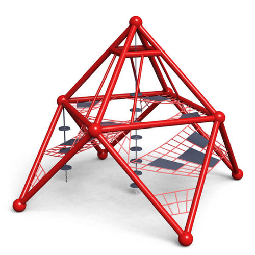 Klettergerüst für Spielplätze - METEOR W/ PLANAR  - DYNAMO INDUSTRIES - mit Trampolin