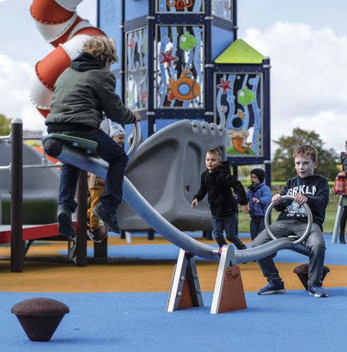 Metallwippe - CSW-01-4001   - DYNAMO INDUSTRIES - Spielplatz