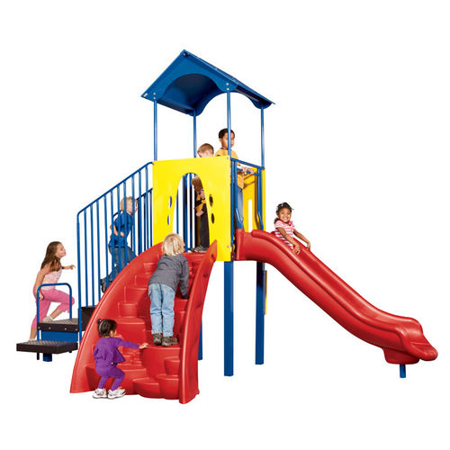 Spielplatzgerät für öffentliche Anlagen - PLAYSIMPLE® : MIGHTY FUN MOUNTAIN - PLAYWORLD - Kunststoff / Stahl