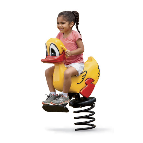Metall-Federwippe - MATES® DUCK - PLAYWORLD - Kunststoff / Tier / 1 Person