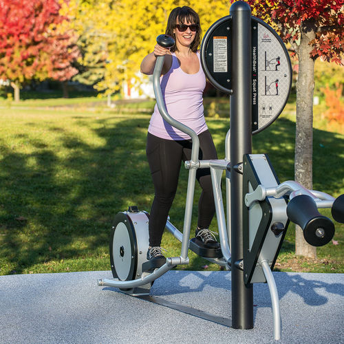 Ellipsentrainer für Außenbereich - HealthBeat&reg; - Design 4241 - LANDSCAPE STRUCTURES - für Spielplätze / für Sportparcours / für Gewerbegebrauch