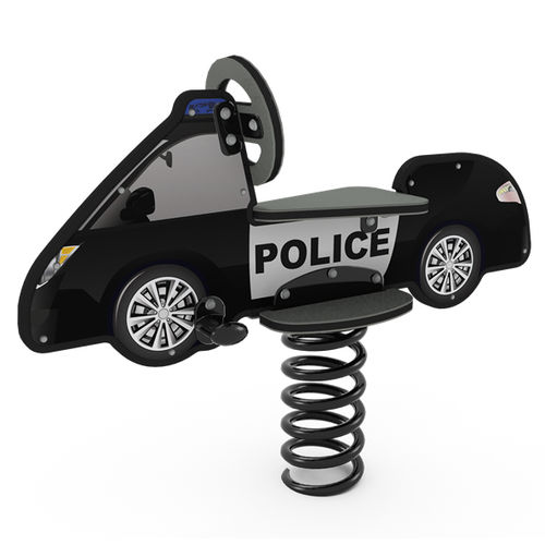Kunststoff-Federwippe - DIGIRIDER® POLICE CAR - LANDSCAPE STRUCTURES - Transport / 1 Person