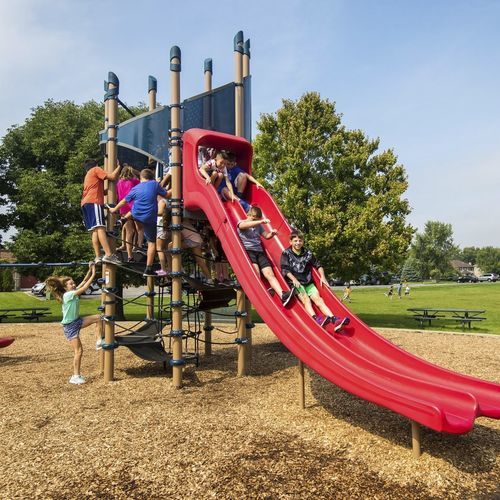 Stahl-Spielplatzgerät - Super Netplex&reg; 8' Tower - LANDSCAPE STRUCTURES - Polyethylen / modular