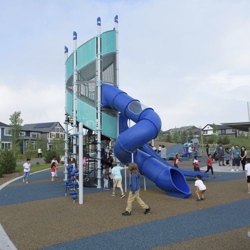 Metall-Spielplatzgerät - Super Netplex&reg; 12' Tower - LANDSCAPE STRUCTURES - Polyethylen / modular