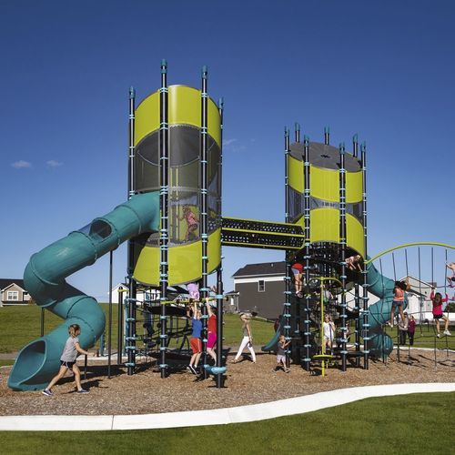 Spielturm - Super Netplex&reg; 8' &amp; 12' Towers - LANDSCAPE STRUCTURES